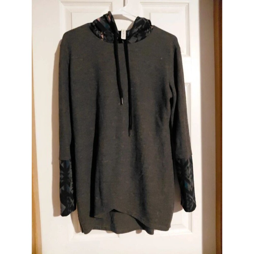 Vanilla Bay Hoodie Aztec print-M